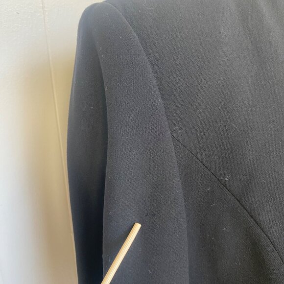 Escada Couture Button Down Jacket Blazer Wool Black - Picture 12 of 16